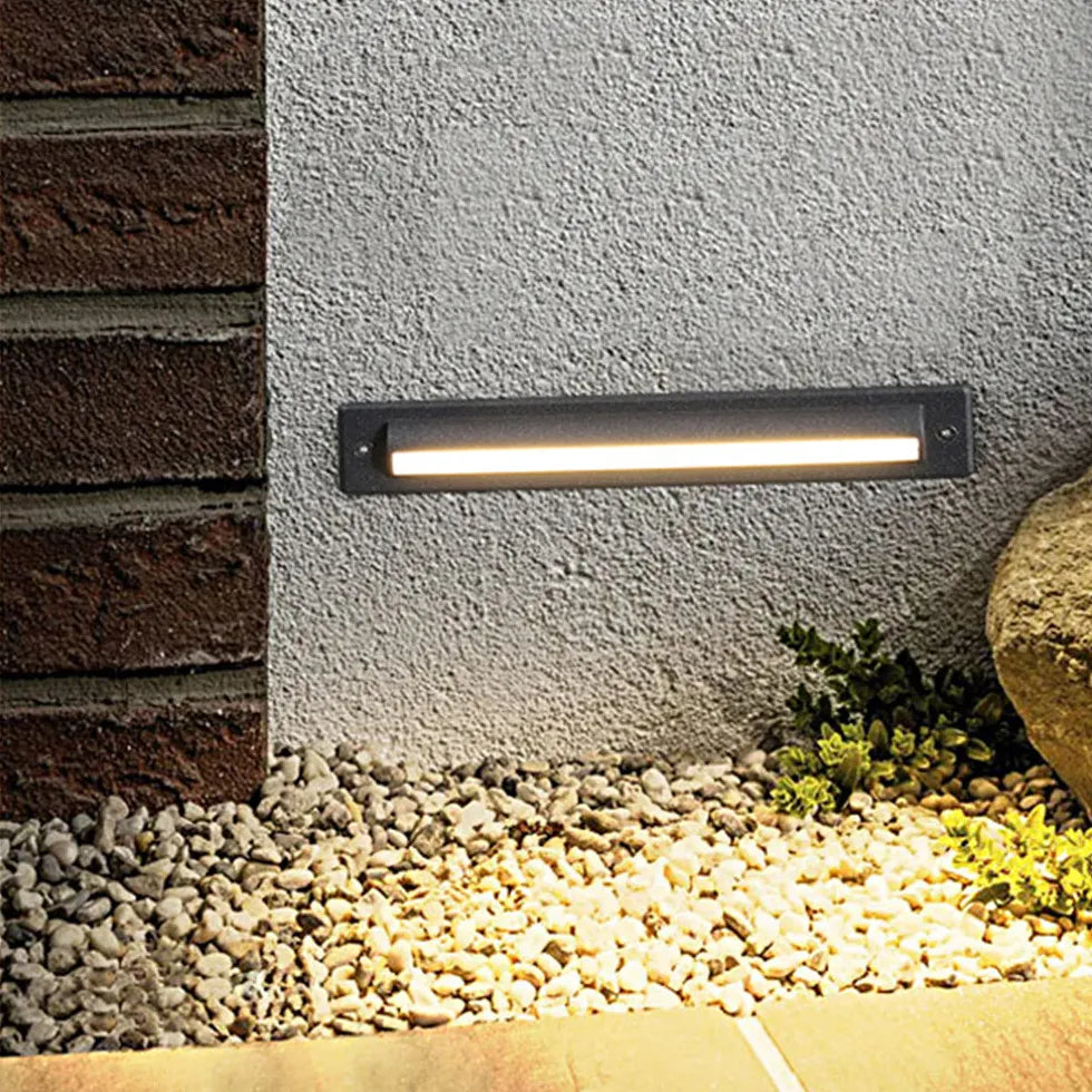 Linear Led black Step Outdoor Lights