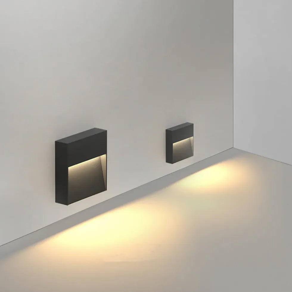 Rectangular Sensor Led Step Outdoor Lights