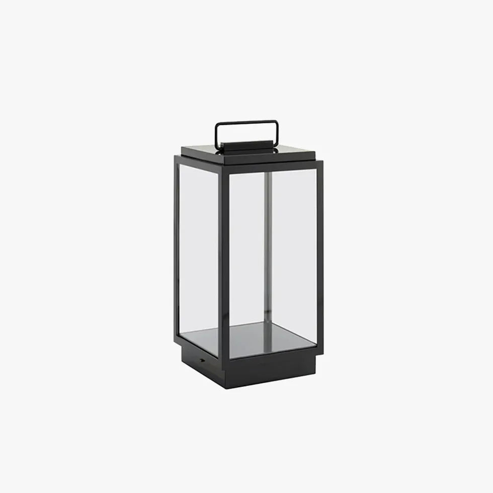 Handle Glass Lantern Outdoor Floor lamps