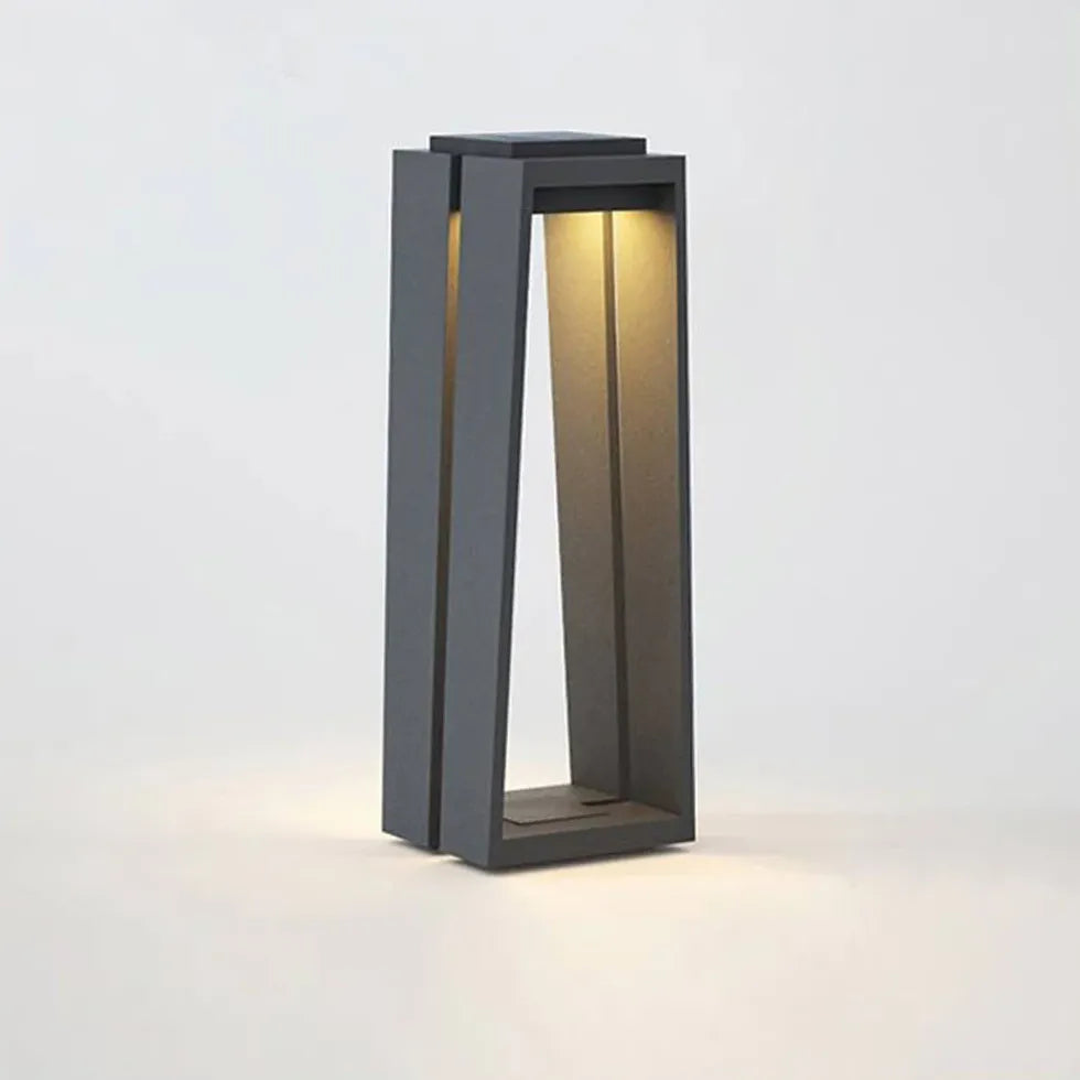 Rectangle Black Led Outdoor Floor lamps