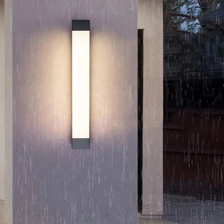 waterproof outdoor wall lights led black