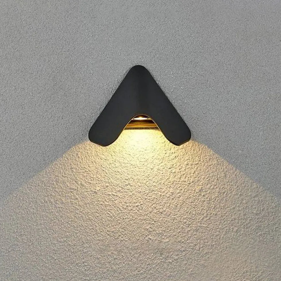 Triangle Aluminium Outdoor Wall Light