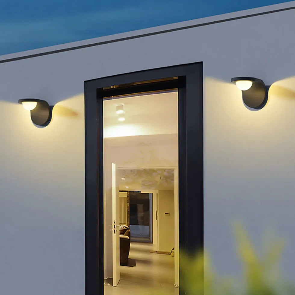 Rotary Solar Power Led Outdoor Wall Lights