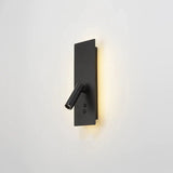 Matt Black Wall Light Reading