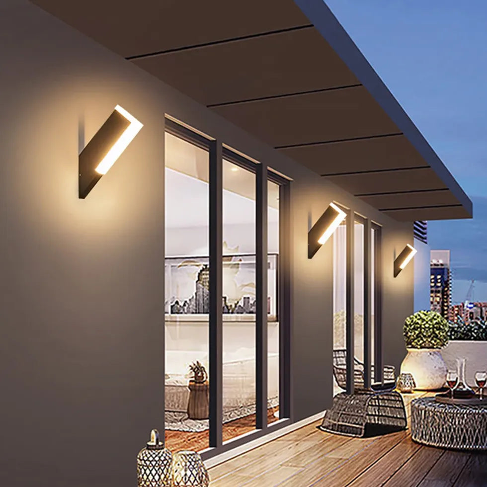 L shaped Modern Outdoor Wall Lights