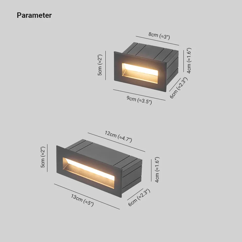 Black Led Sensor Brick Lights