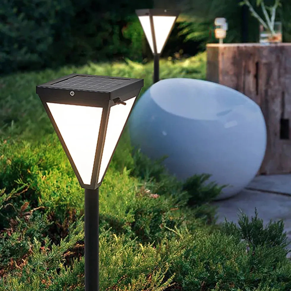 Diamond shaped Led solar Bollard Lights