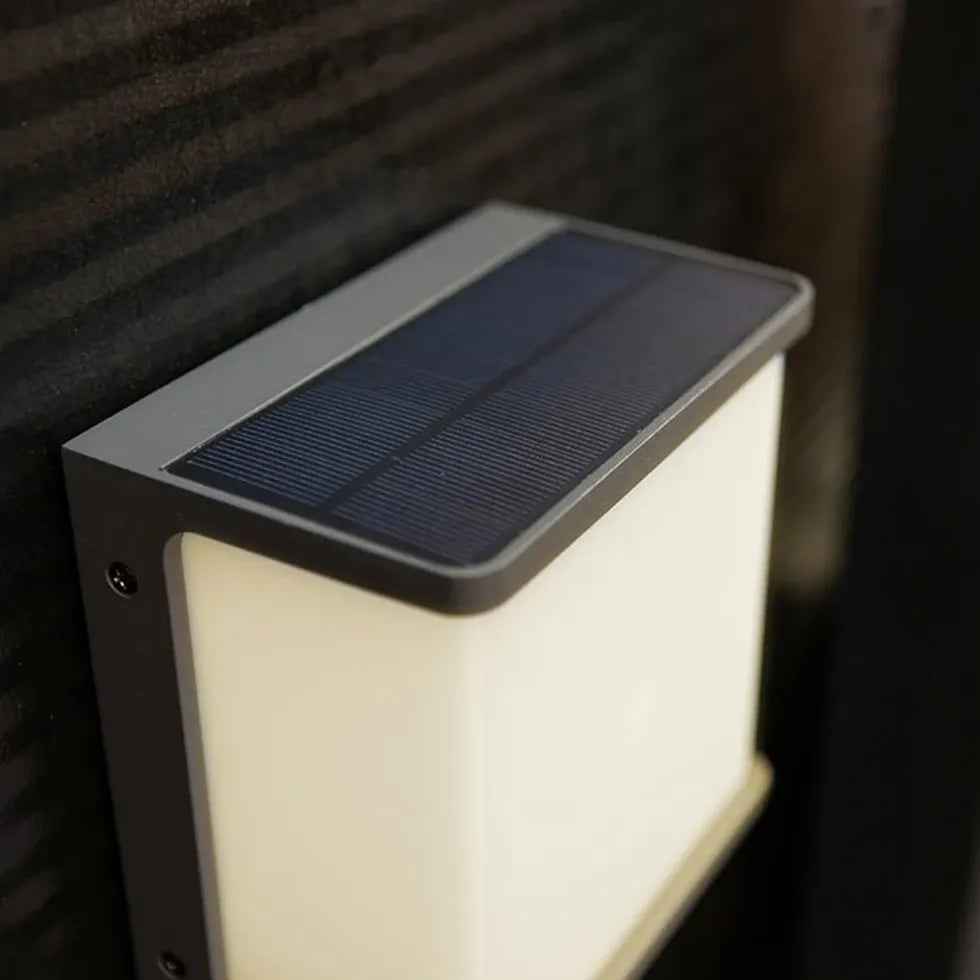 Square Motion Sensor Outdoor Wall Light