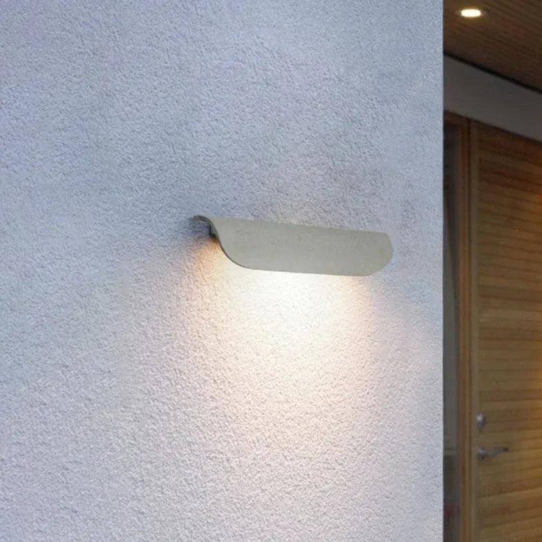 Arc Shaped Longboard Modern Outdoor Wall Lights