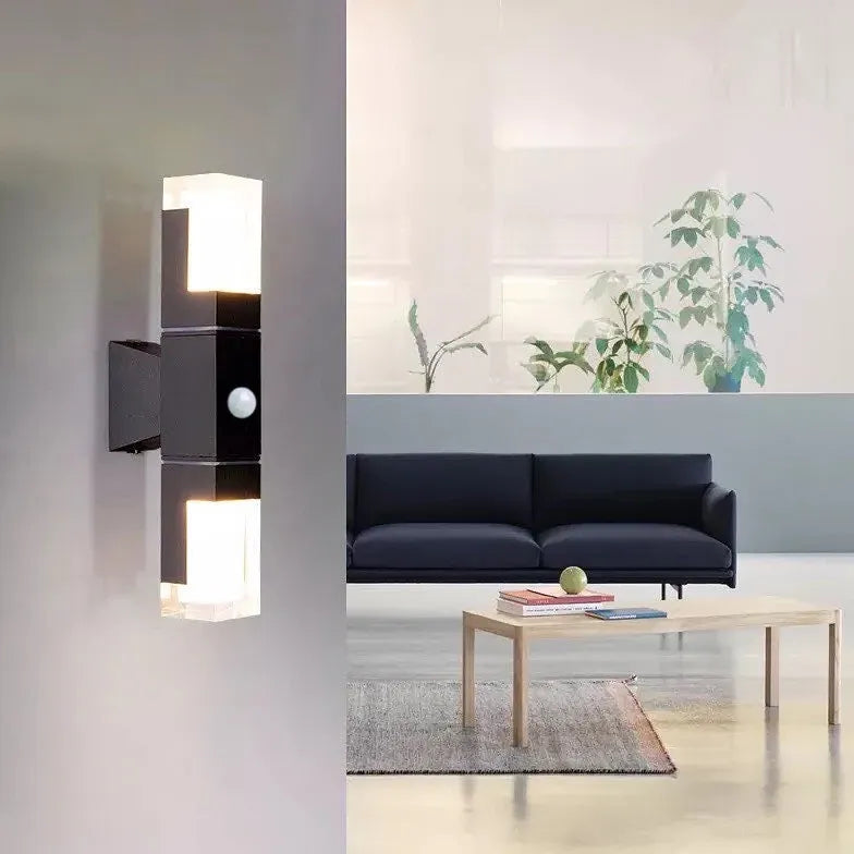 Modern Vertical Outdoor Up and Down Wall Lights