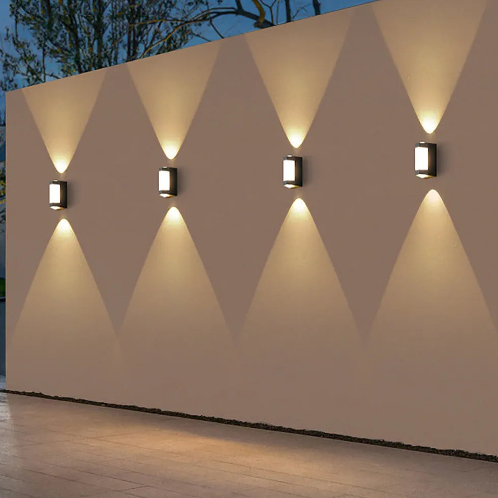 White Outdoor Wall Lighting Led