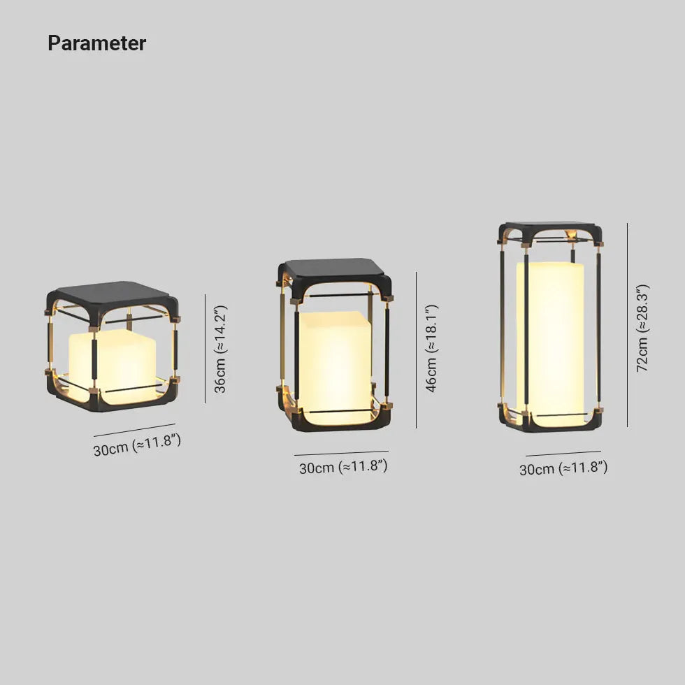 Frame Lantern Outdoor Floor lamps