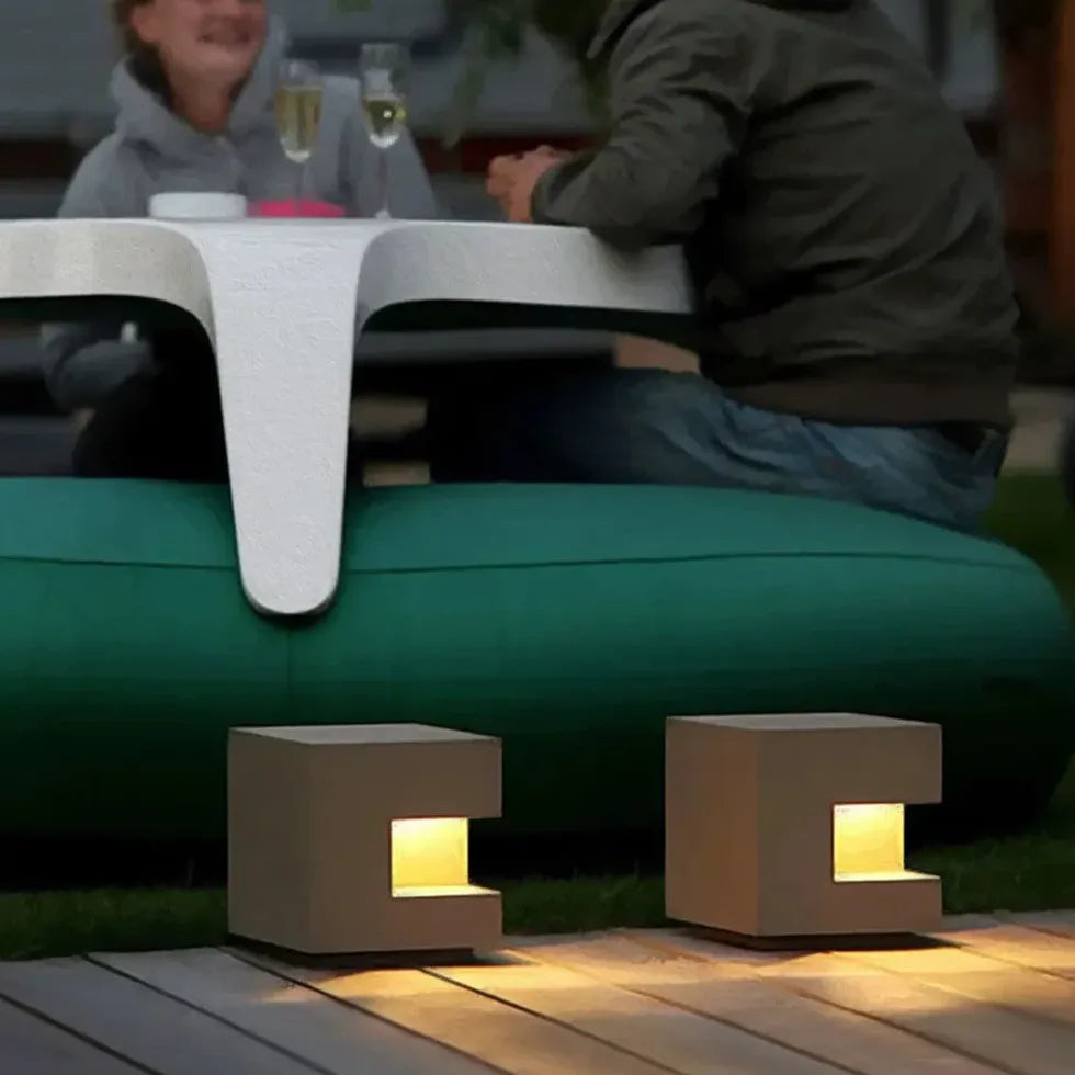 Cube Flush Led Outdoor Floor Lamps