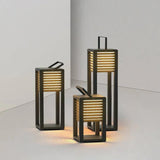 Venetian Blinds Cuboid Outdoor Floor Lamps