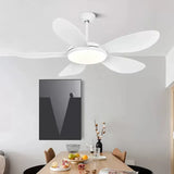 White Wooden Fan with Light