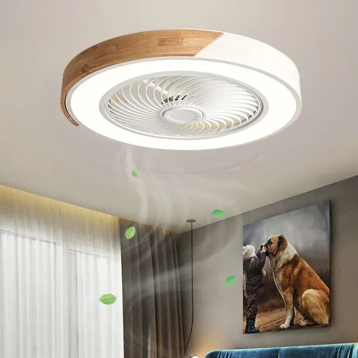 Fresh Wood Bedroom Ceiling Fan With Light