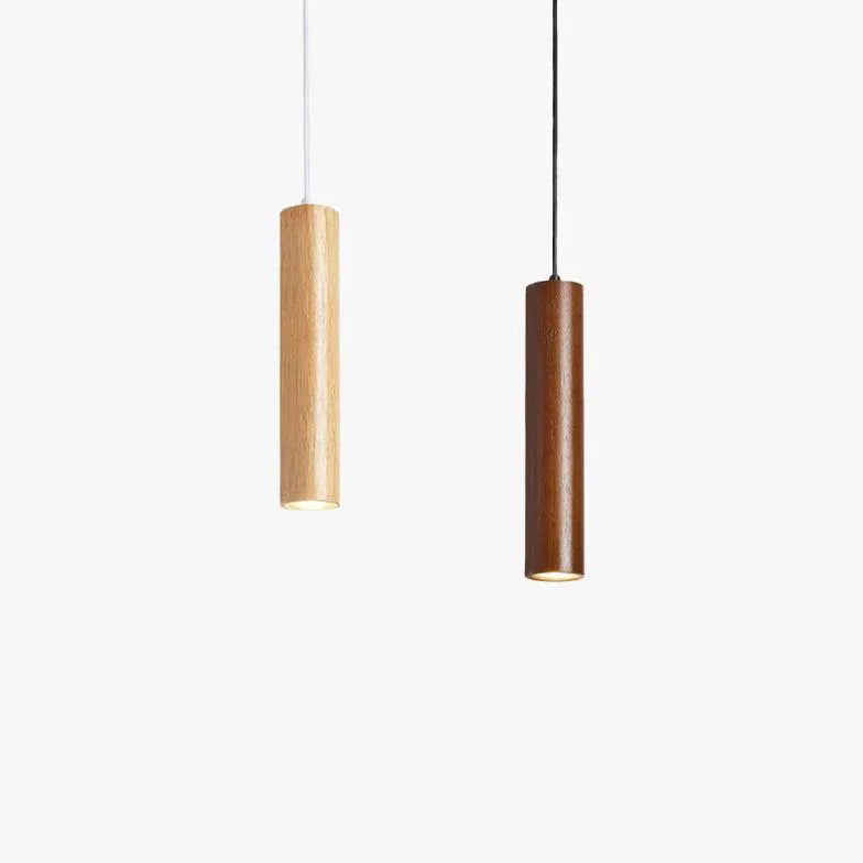 Suspended Downlighting Kitchen Wooden Pendant Light