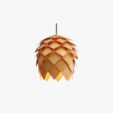 Pinecone-Shaped Warm-Toned Pendant Light for Living Room