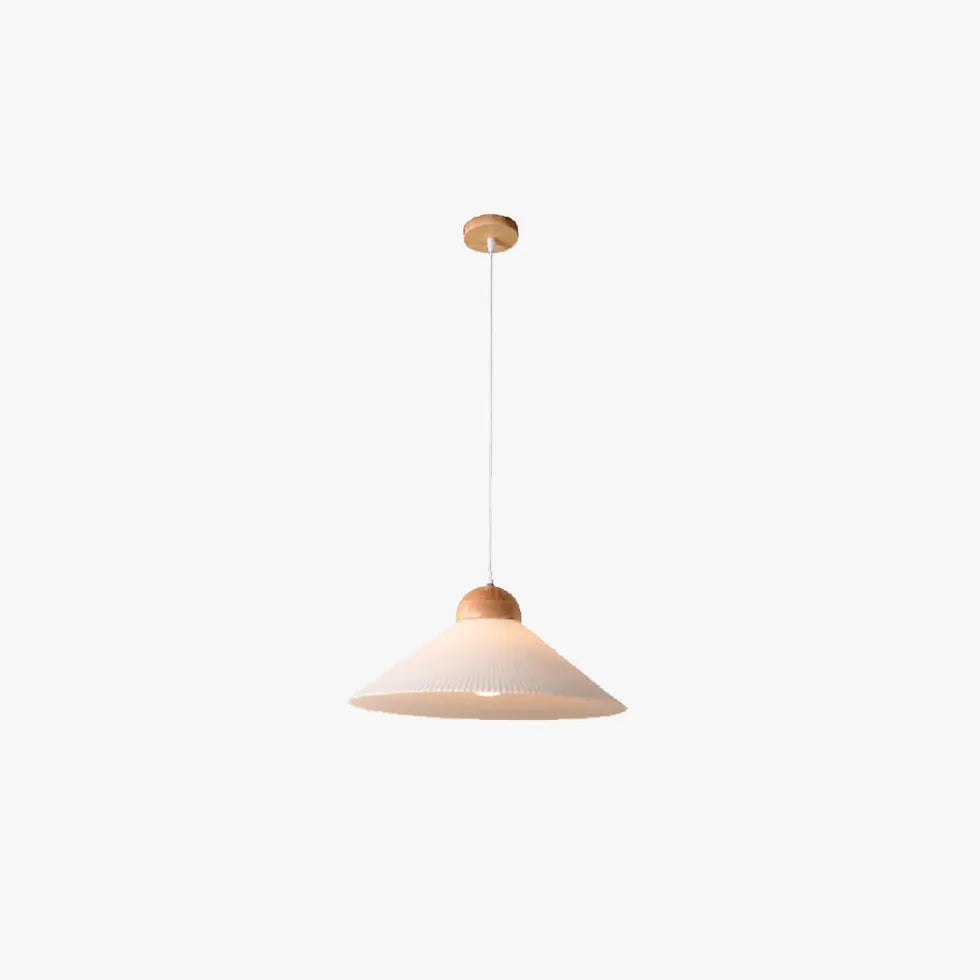 Umbrella-Shaped Wooden Kitchen Modern Pendant Light