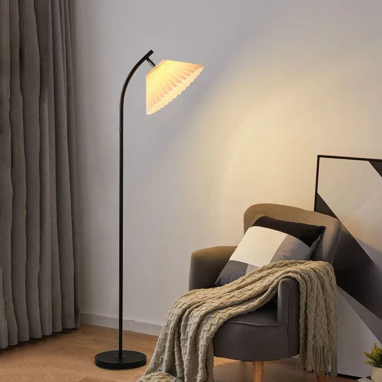 Black Minimalist Modern Arched Floor Lamp