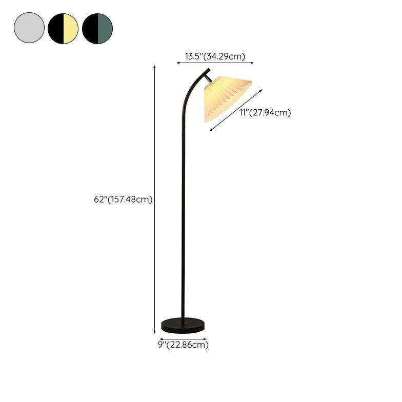 Black Minimalist Modern Arched Floor Lamp