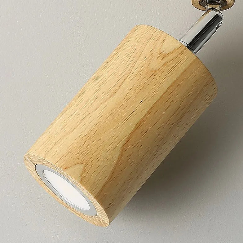 Transferable Wooden Flush Ceiling Lights