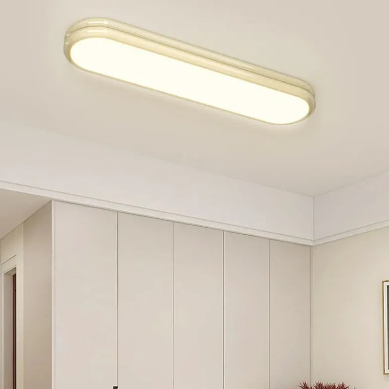 Long Oval LED Modern Flush Ceiling Lights