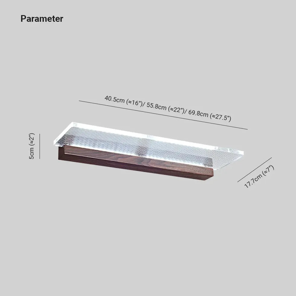 Acrylic Panel Led Bathroom Wall Lights