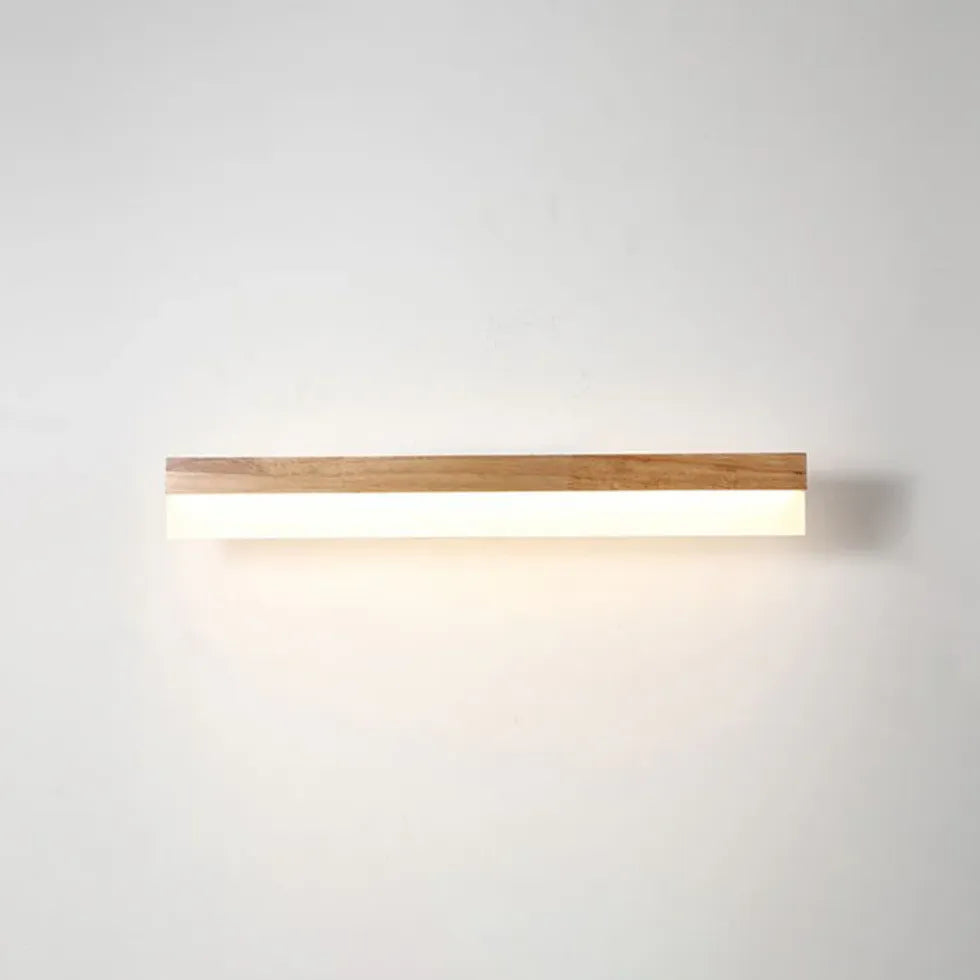 Minimalist Vanity Wooden Led  Mirror Lights