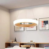 Ozawa Modern Ring Wood Pendant Light