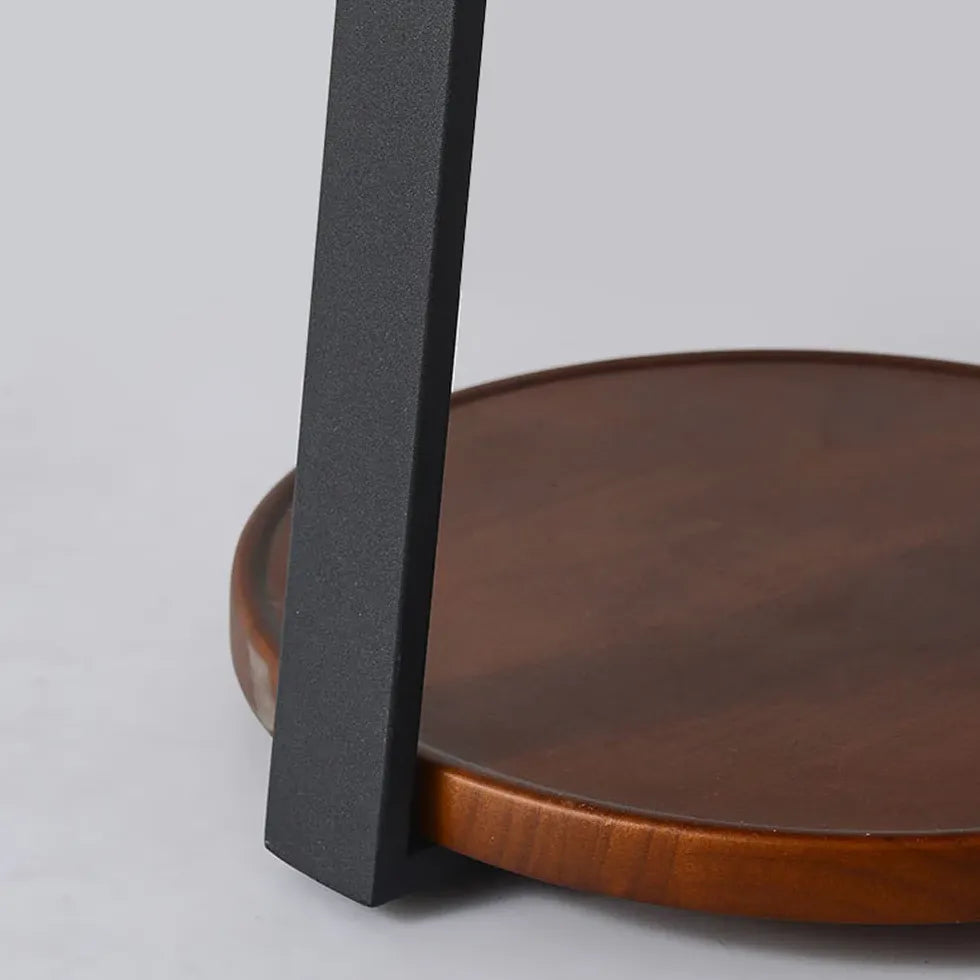 Circular Desktop Floor Lamp with Table