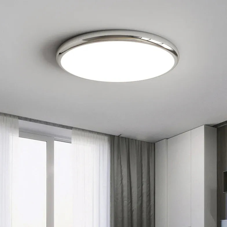 Smooth Surface Bedroom LED Flush Ceiling Lights