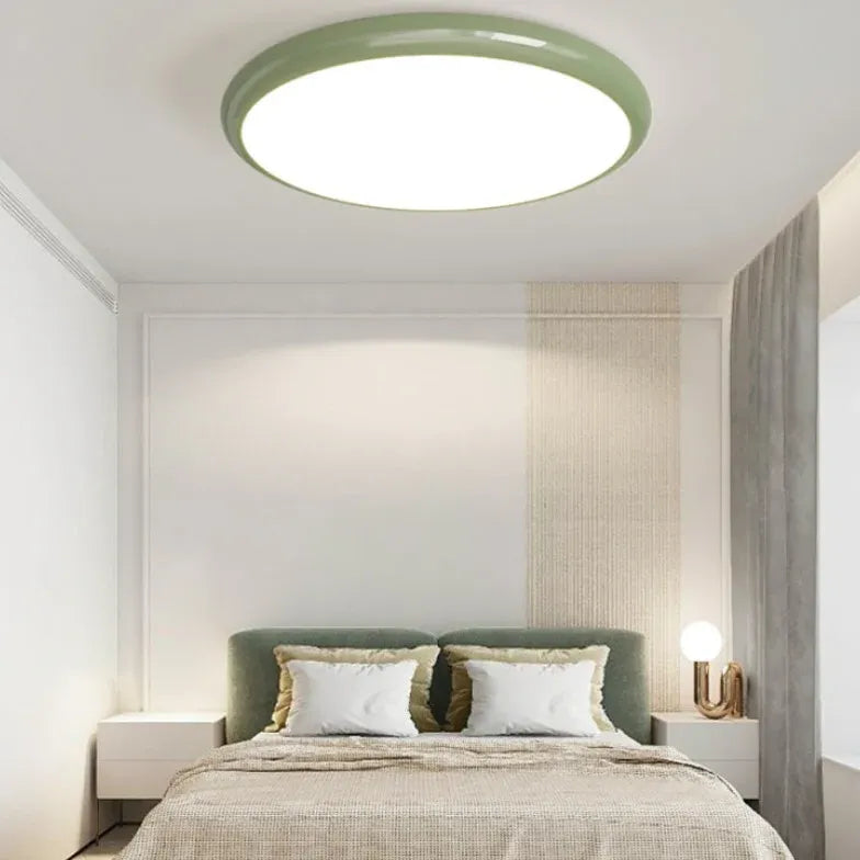 Smooth Surface Bedroom LED Flush Ceiling Lights