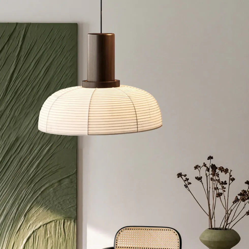 Cloth Lantern Bedroom Modern Pendant Light