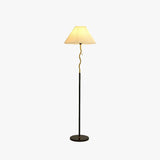 Long Rod Umbrella-Shaped Floor Lamp with Switch