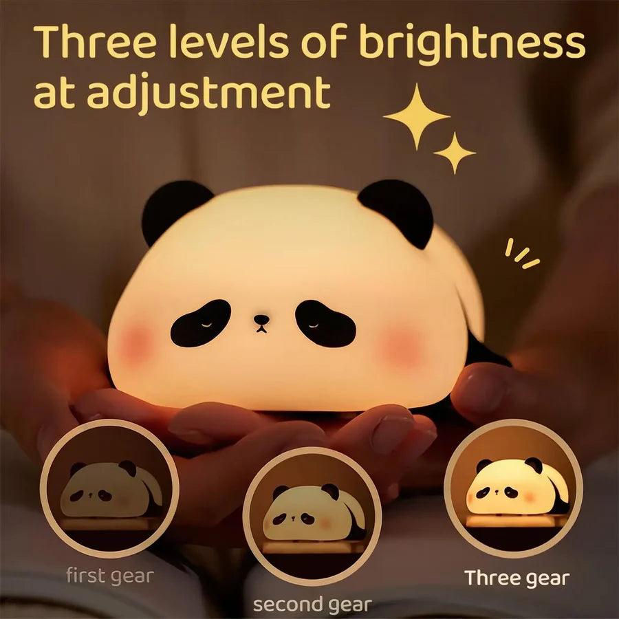 Panda Silicone Touch Switch Table Night Lamp
