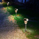 Silver Bell Lawn Solar Bollard Lights