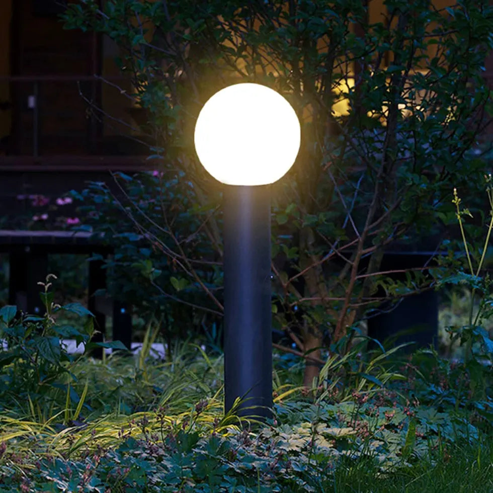 Globe Cylinder Led Outdoor Bollard Lights