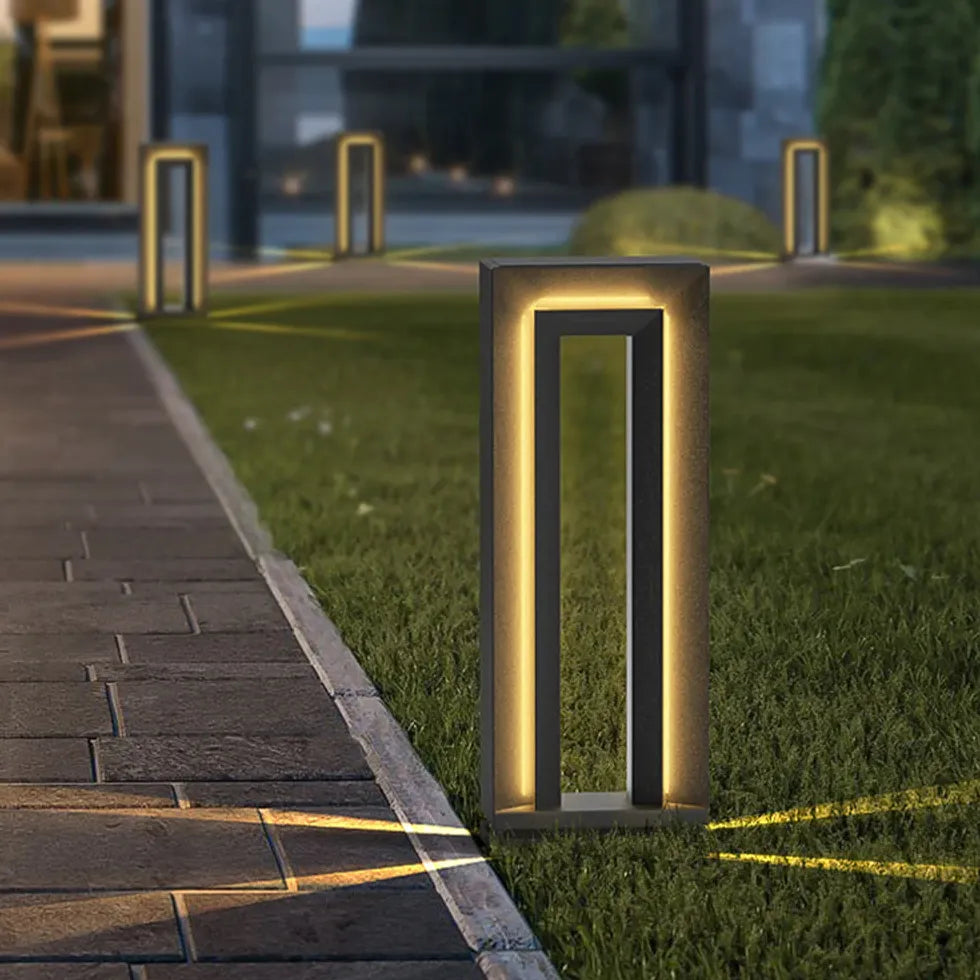 Rectangular Frame Led Bollard Lights