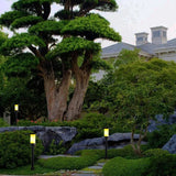 Marble Cylinder LED Garden Bollard Lights