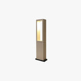 Minimalist Square Cement Courtyard Lighting