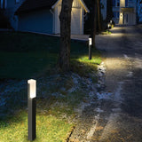 Modern Square Led Solar Bollard Lights