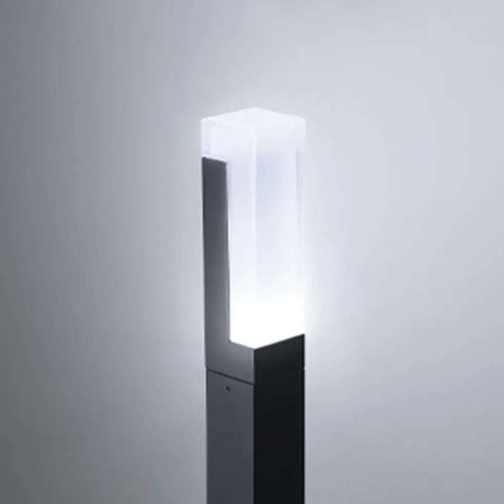 Square Acrylic Solar Bollard Lights