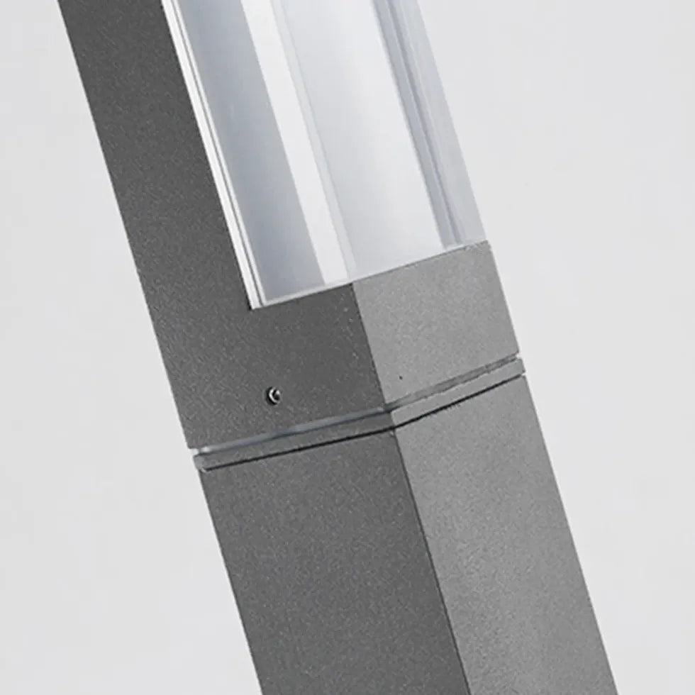 Square Acrylic Solar Bollard Lights