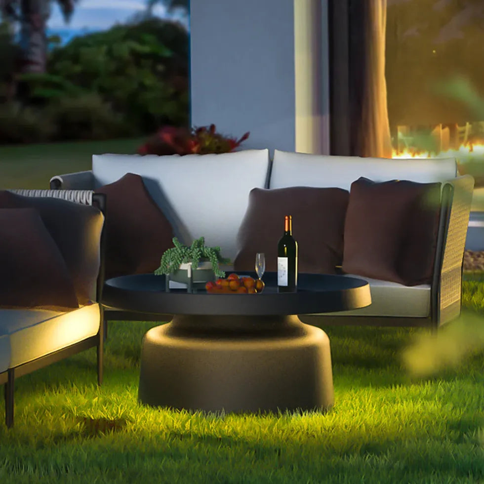 Black Table Solar Outdoor Floor lamps