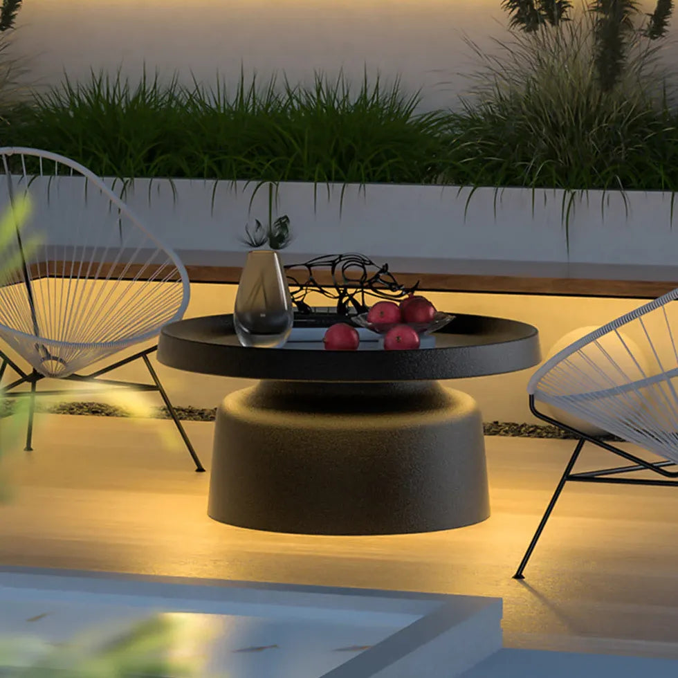 Black Table Solar Outdoor Floor lamps