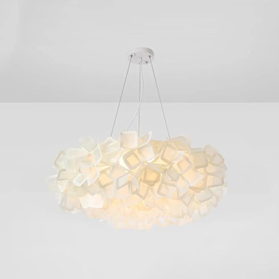 Petal-Shaped PVC Modern Bedroom Pendant Light - Clowas
