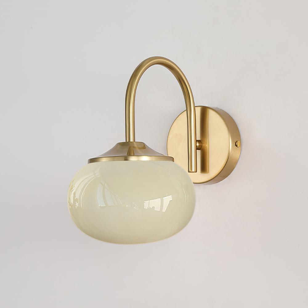 French Eye Care Cream Wall Light for Bedroom