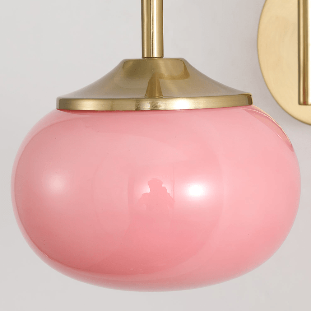 French Eye Care Cream Wall Light for Bedroom
