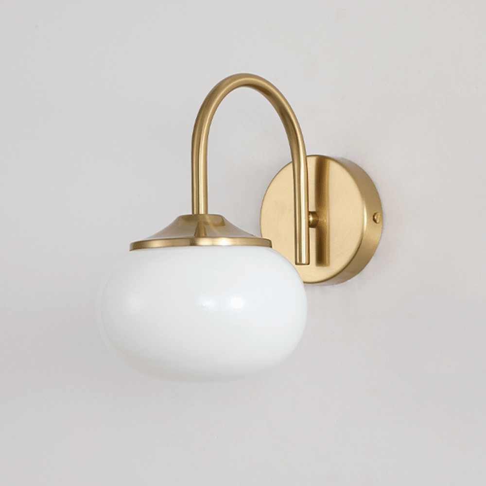 French Eye Care Cream Wall Light for Bedroom